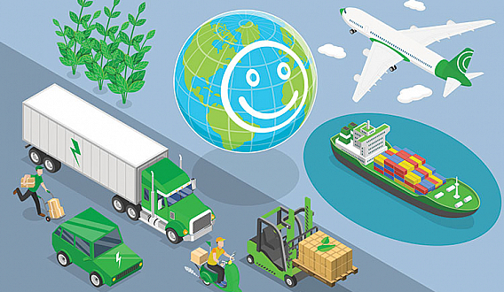 What is green logistics and how important is it to the industry?