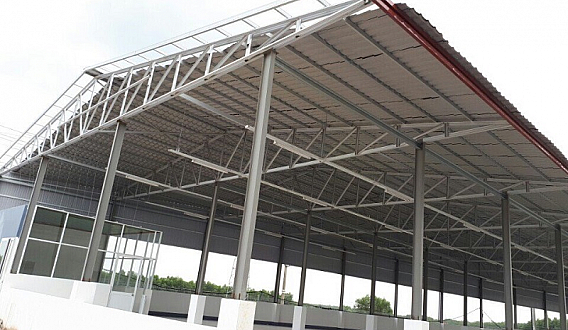 The designing process of industrial building and factory steel structures