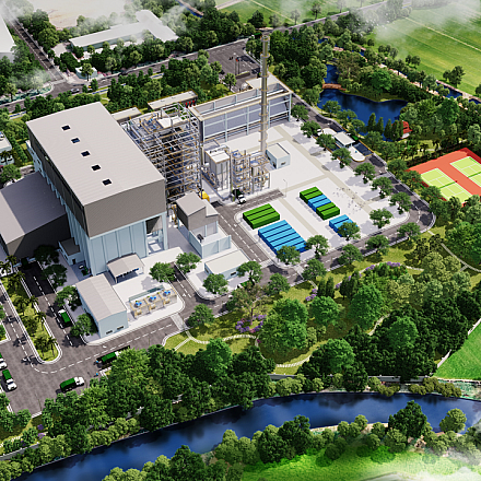 Accelerate the progress of the high-tech solid waste treatment plant that generates electricity in Bac Ninh